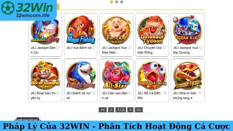 Pháp Lý Của 32WIN - Phân Tích Hoạt Động Cá Cược