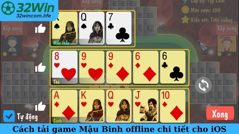 Cách tải game Mậu Binh offline chi tiết cho iOS